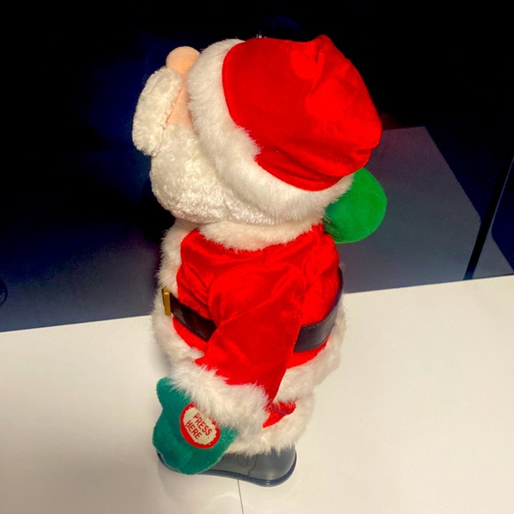 Dancing/Musical Santa Clause Plus with Santa Suit Beverly Hills Teddy Bear Co. - Picture 2 of 7